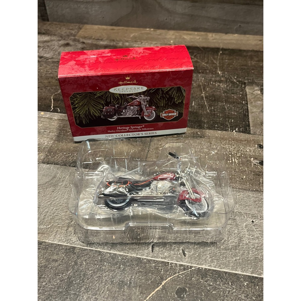 Hallmark 1999 Harley-Davidson Heritage Springer Ornament First in Series